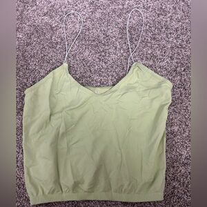 Free People Light Green Camisole Top